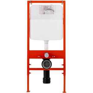 Система инсталляции для унитазов BelBagno BB026/BB082BL кнопка белая