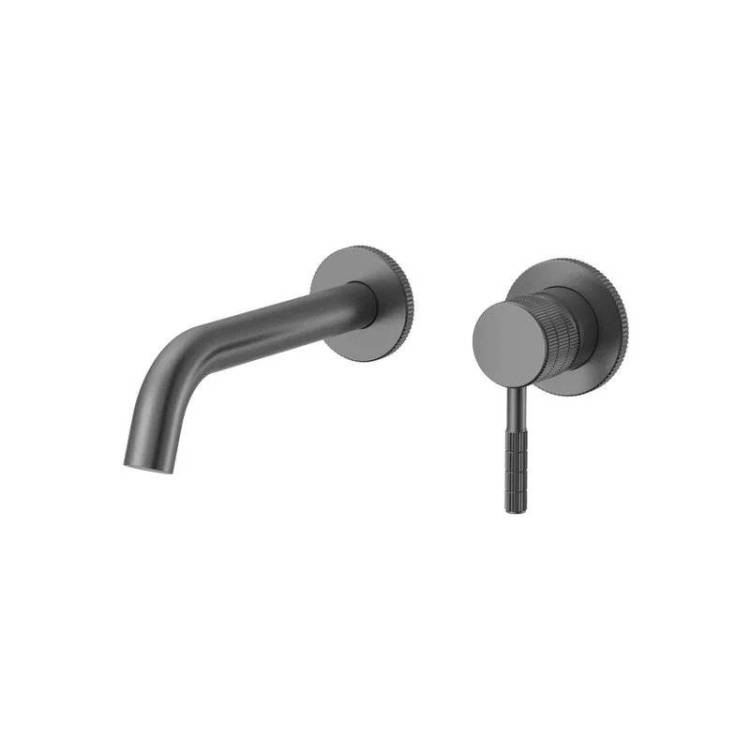 Смеситель для раковины Gid Edessa SS070GMNS вороненая сталь