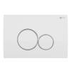 Кнопка смыва Point Виктория PN44061WC белая, хром