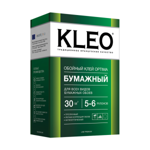 Клей для любых бумажных обоев Kleo Optima 5-6 120 г