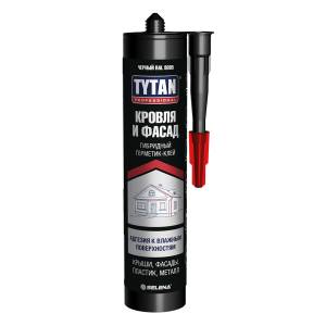 Клей-герметик гибридный Tytan Professional Кровля и Фасад RAL 9005 черный 280 мл
