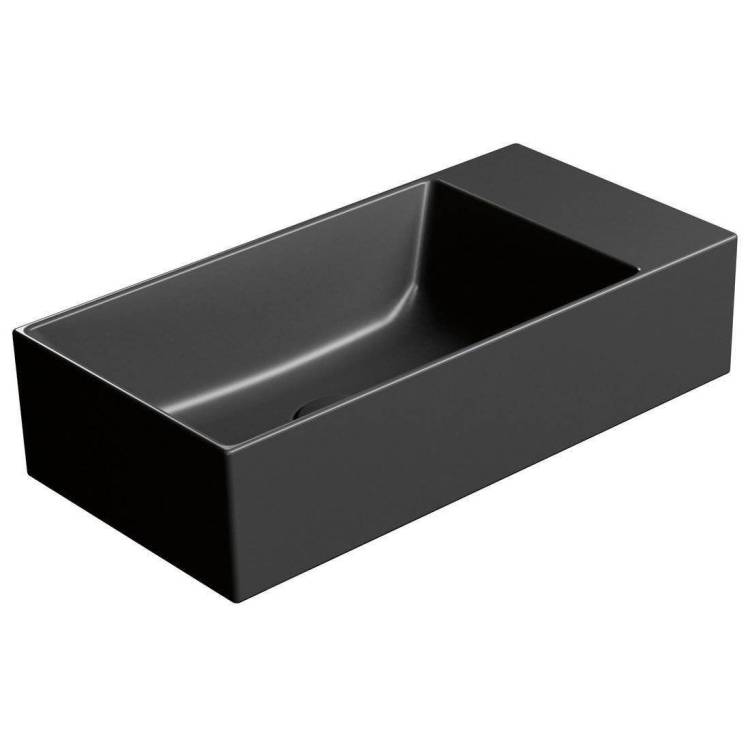 Раковина GSI Kube X 9486026 50 см, черная матовая