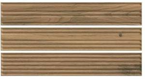 Клинкерная плитка Paradyz Carrizo Wood Elewacja Struktura Stripes Mix Mat 40x6.6