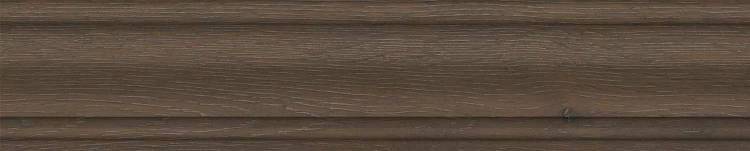 Плинтус Kerama Marazzi Тровазо SG7329/BTG коричневый тёмный матовый 39.8x8x1.55