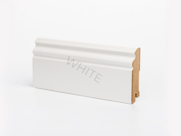 Плинтус Deartio White W31-90 Белый 2050x90x16