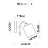 Бра MyFar Patrick MR1600-1W фото 2