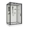Душевая кабина Niagara Standart ST120/90/15Q/BL корпус черный матовый, стекло прозрачное, 120х90х215