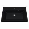 Раковина Uperwood Classic Quartz 291030012 черная матовая, космос, 60x45 фото 6