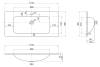 Раковина Belbagno BB1010/465-LV-VTR-BL 101x46.5x14.5 белая фото 3