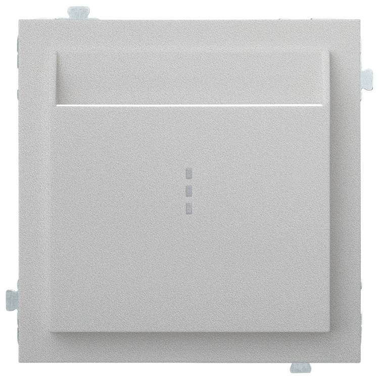 Лицевая панель для карточного выключателя Rikett 35731 SV серебро