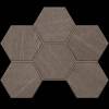 Мозаика Estima Gabbro 39872 Mosaic/GB03_NR/25x28,5/Hexagon Anthracite 25x28.5