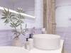 Бордюр Cersanit Miracle MC1J321DT сиреневый 44x5 фото 2