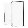 Душевой уголок Azario Male AZ-J50-100-MB-CL профиль черный матовый, стекло прозрачное, 100x100x195 фото 2