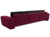 Прямой диван Лига Диванов Лига-008 Long 119037 бордовый, черный фото 5