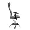 Кресло компьютерное Tetchair Aviator PLT metalBL 24682 серый, 29/W-12, флок, ткань фото 2