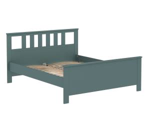 Кровать двуспальная 2.08.04.070.6 Гуд Лакк Сага Темно-бирюзовая