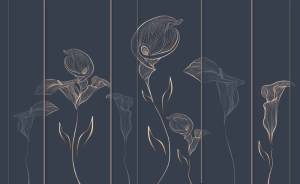 3D Фотообои Artegrafico «Абстрактные каллы» PL-003 канвас