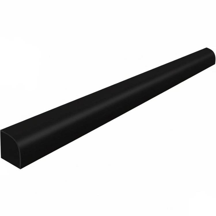 Бордюр Ava Ceramica Up 192152 Jolly Black Glossy 1.2x20