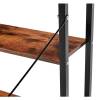 Стол письменный Bradex Home Frame FR 0692 дерево лофт, чёрный 100x45x110 фото 8