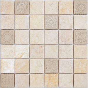 Мозаика LeeDo Art Stone Botticino Mat (4.8x4.8) 30x30