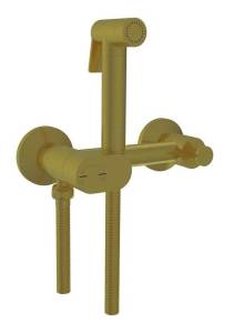 Гигиенический душ RGW Shower Panels SP-216Gb 581408216-06 золото brush, со смесителем