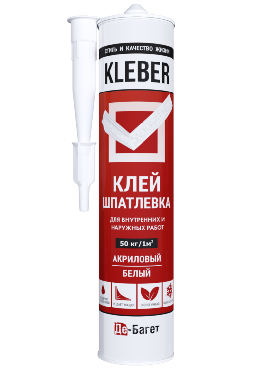 Монтажный клей-шпатлевка Де-Багет Kleber 300мл