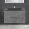 Тумба с раковиной Vincea Mia 75 бетон