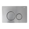 Комплект Abber Rechteck AC1201-AC0105-AC0121MCH унитаз подвесной, безободковый, сиденье микролифт, белый, кнопка хром матовый фото 7