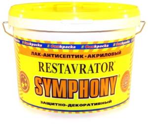 Лак Symphony Restavrator глянцевый 9 л