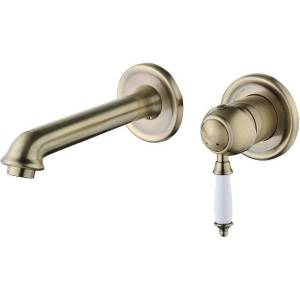 Смеситель для раковины Lemark Villa LM4826B с внутренней частью, бронза