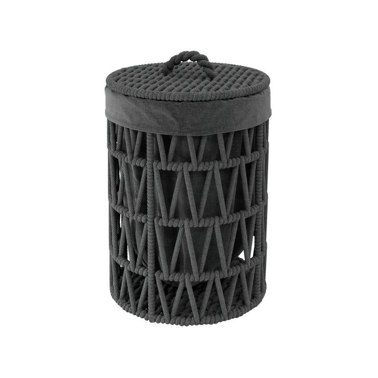Корзина для белья Wasserkraft Mosel WB-460-S черный