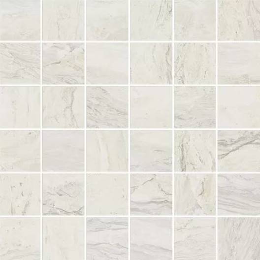 Мозаика Ascot GEMSTONE Mosaico White Rett (4.95x4.95) 31.6x31.6