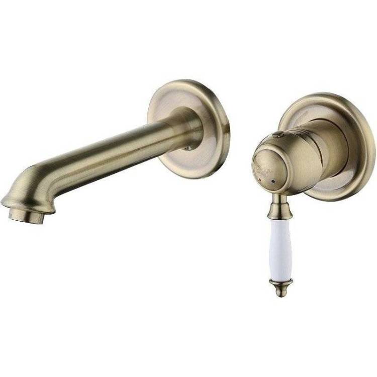 Смеситель для раковины Lemark Villa LM4826B с внутренней частью, бронза