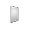 Зеркало BelBagno SPC-KRAFT-500-800-LED-TCH-WARM-NERO с подсветкой, сенсорным выключателем и подогревом, 80x50 фото 2