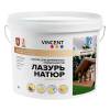 Лазурь лессирующая для защиты древесины Vincent Lasure Nature сатиновая 9 л