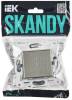 Выключатель 1-клавишный IEK Skandy SK-V10-1-10-K50 никель фото 6