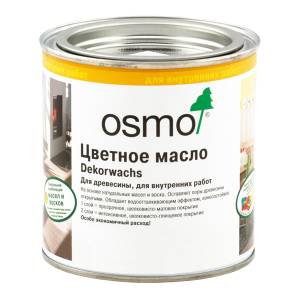 Цветное масло Osmo Dekorwachs Интенсивные тона 3131 зеленое 0.375 л