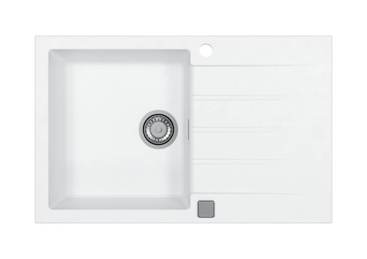 Мойка кухонная Alveus Granital Cadit 20 1132022 Arctic - G11 с сифоном, 79x50