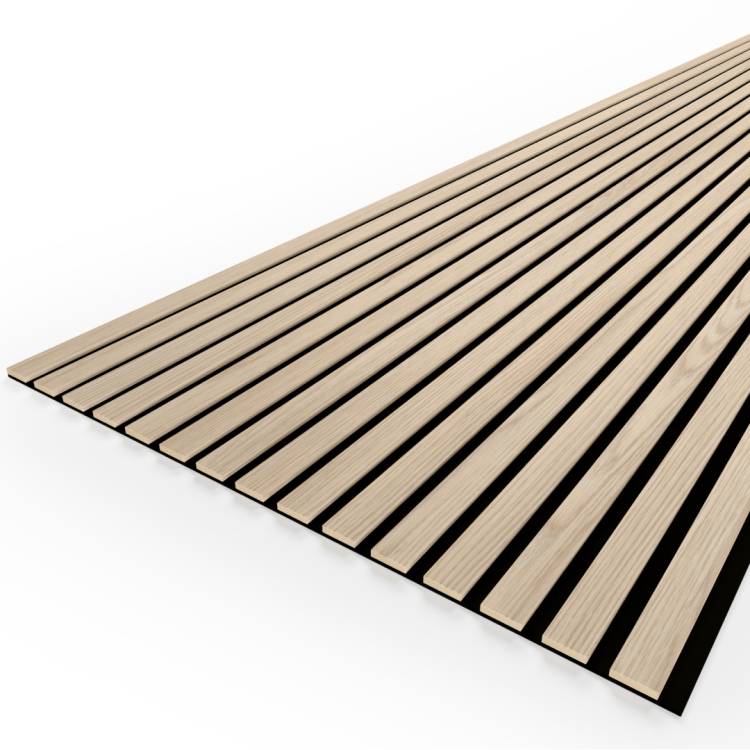 Панель стеновая акустическая Stella Comfort 9 Light Дуб Снежный 278x60x0.9