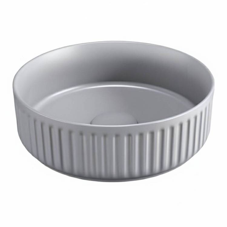 Раковина Isvea Infinity Ion 10NF66036-2V 35 см, серый камень, матовая