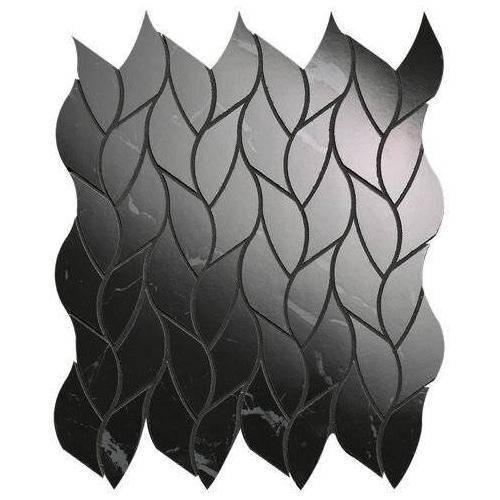Мозаика FAP Ceramiche Roma Gold fQMS Nero Elegante Leaves Mosaico 25.9x30.9