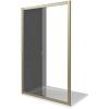 Душевая дверь в нишу Good Door Jazze 130 WTW-130-C-G профиль Золото, стекло прозрачное фото 2