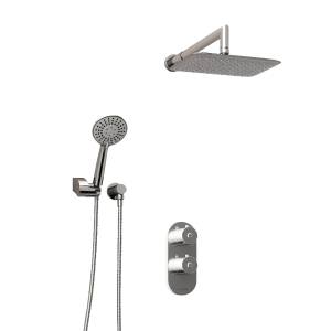 Душевой комплект Wasserkraft A16031 с верхней душевой насадкой, хром, встраиваемый, с лейкой