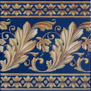 Декор Ape Ceramica Noblesse 13503109171 Majesty Cobalto 20x20