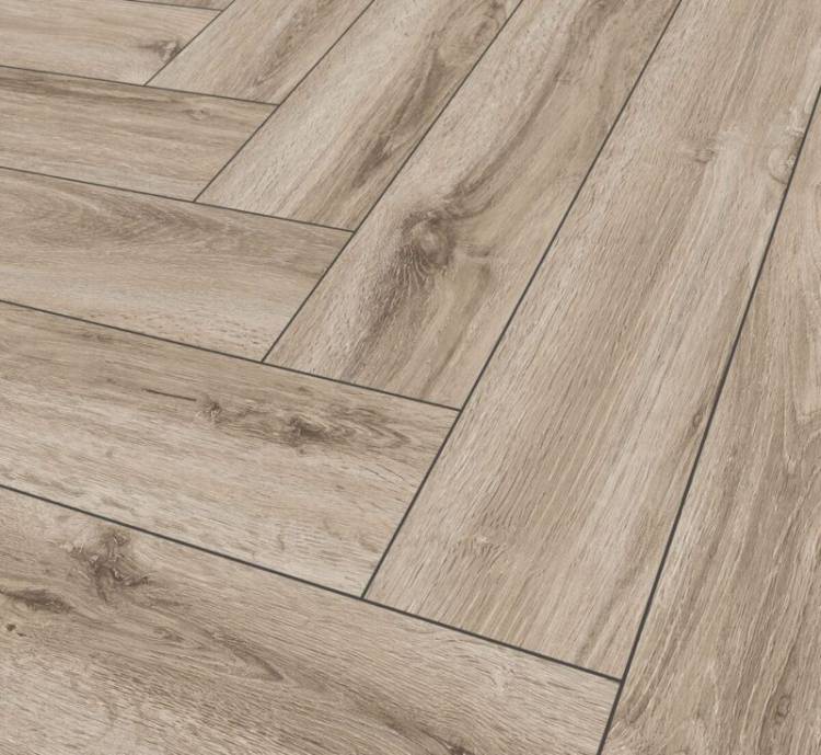 SPC Ламинат Falquon The Floor Herringbone 6/33 P1003 Vail Oak 740x148