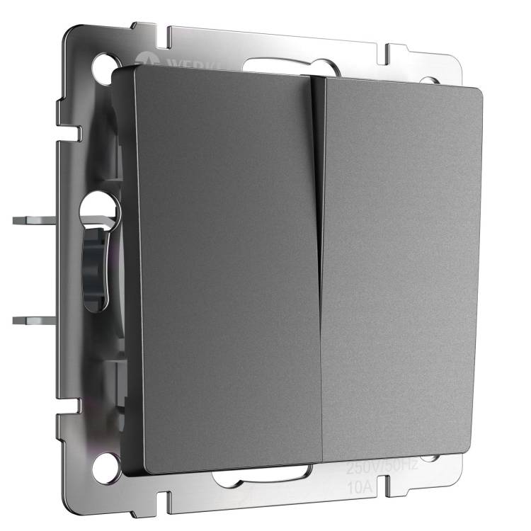 Выключатель двухклавишный Werkel Встраиваемые механизмы W1120064