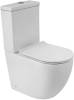 Унитаз-компакт BelBagno Amanda BB051CPR крышка BB901SC, безободковый, с микролифтом