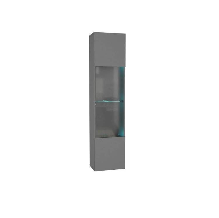 Шкаф навесной НК-Мебель Point тип-42 00-00162878 серый графит
