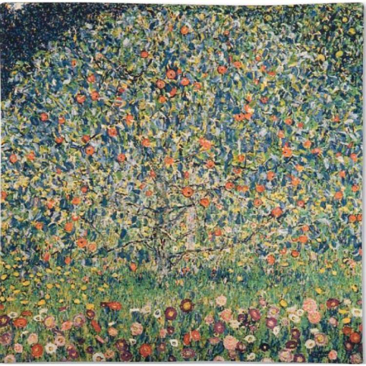 Гобелен Flanders Tapestries GODSpeed Lined Apple Tree 1/Яблоня I (Густав Климт) 98х98, Бельгия
