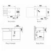 Мойка кухонная Blanco Zia XL 6 S Compact 523282 кофе фото 4